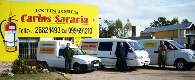 Empleados Extintores Carlos Saravia
